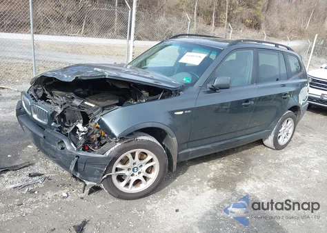 2004 BMW X3 2.5I z USA, uszkodzony, nr VIN WBXPA73484WC37928